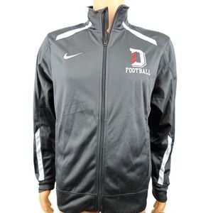 Davidson College Track Jacket Size S Wildcats Football‎ Gray Davidson NC Nike